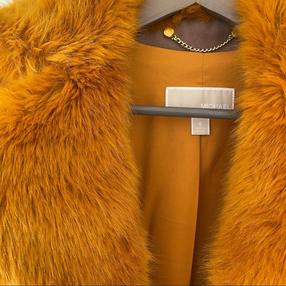 Michael Kors Faux Fur Jacket Marigold S 